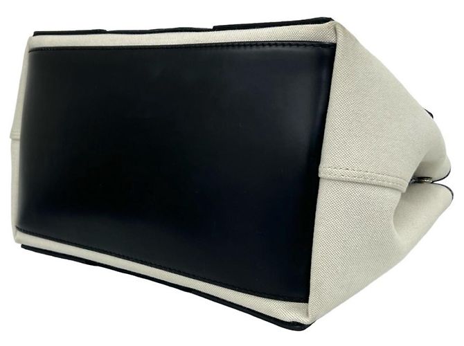 Balenciaga Navy Cabas Handtasche Schwarz Roh - Ansicht 8