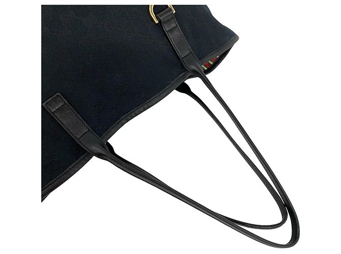 Bolso Tote Gucci New Brit con logotipo GG Negro - vista 4