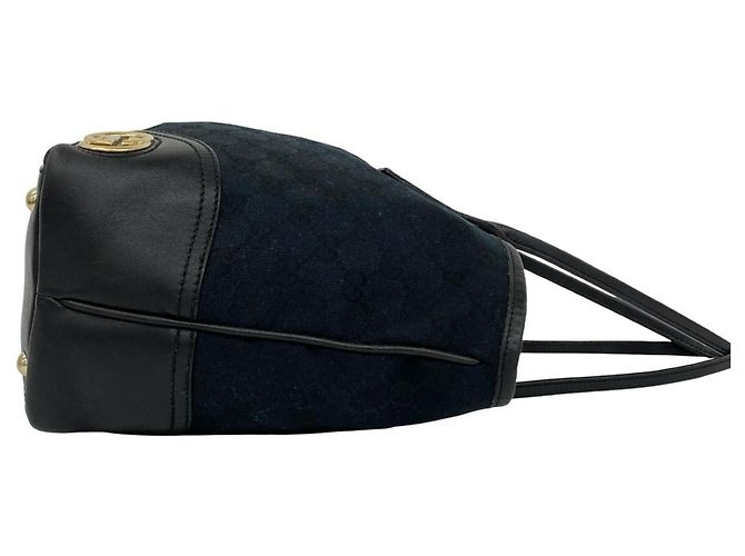 Bolso Tote Gucci New Brit con logotipo GG Negro - vista 6