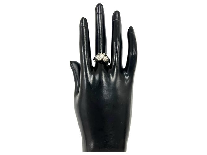 Autre Marque Anello Tiffany Vintage Signature Band Argento - vista 2