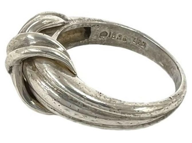 Autre Marque Anello Tiffany Vintage Signature Band Argento - vista 5
