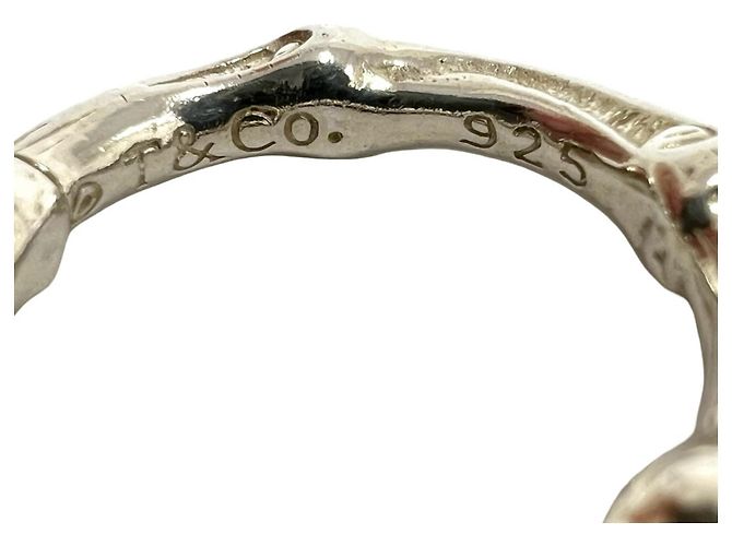 Autre Marque Anello Tiffany Vintage Bamboo in argento sterling - vista 3
