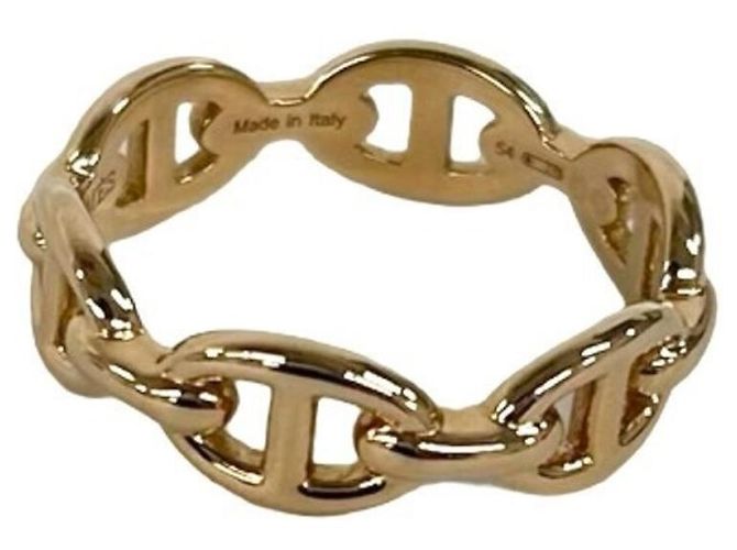 Ring Hermès Anillo Banda Hermes Enchainée en Oro Rosa Dorado - vista 5