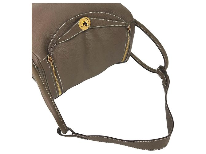 Hermès HERMES Lindy 30 Semi-Shoulder Bag Beige - Ansicht 4
