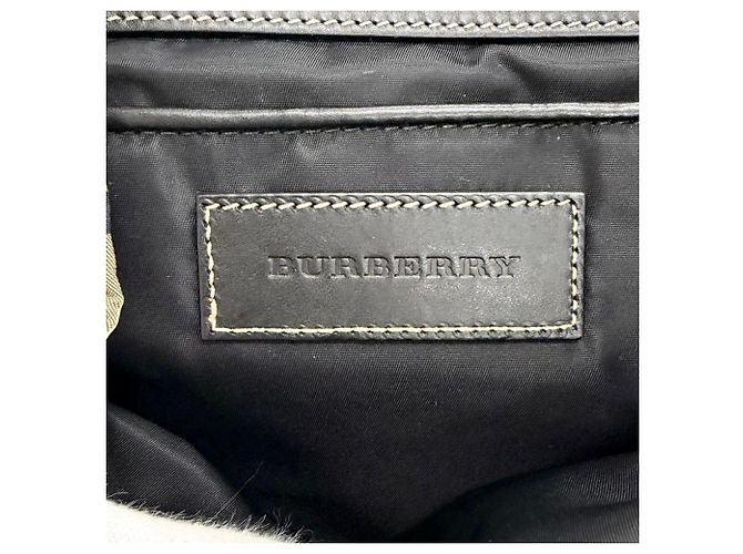 Zaino Burberry Vintage Nova Check Beige - vista 11