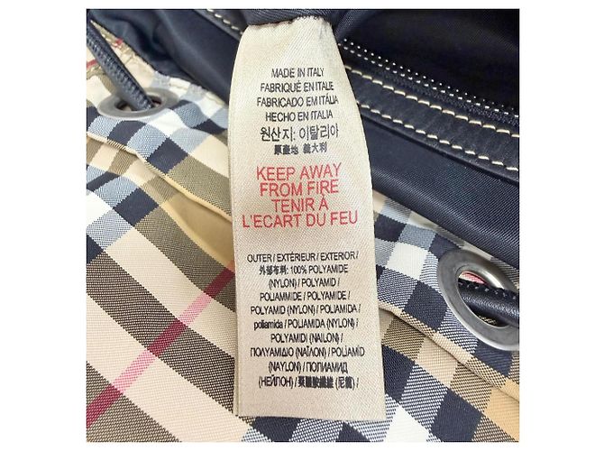 Zaino Burberry Vintage Nova Check Beige - vista 13
