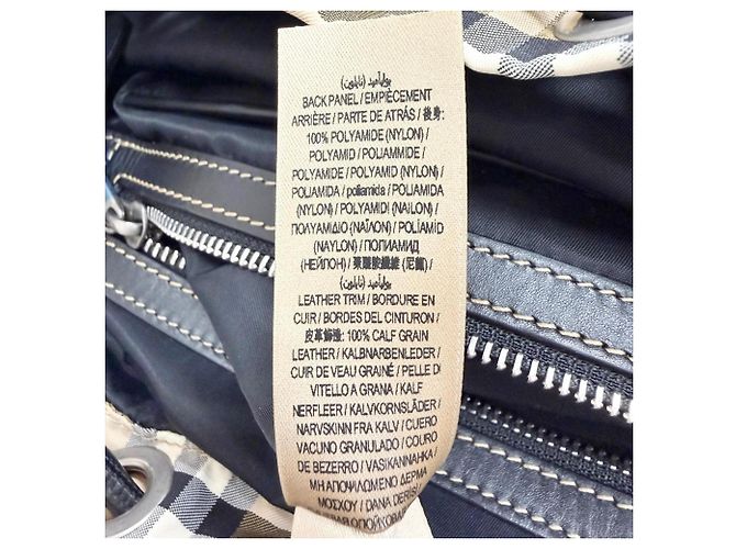 Zaino Burberry Vintage Nova Check Beige - vista 14