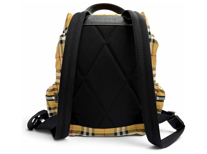 Zaino Burberry Vintage Nova Check Beige - vista 4