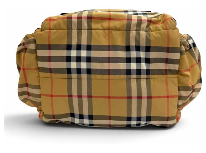 Zaino Burberry Vintage Nova Check Beige - vista 6