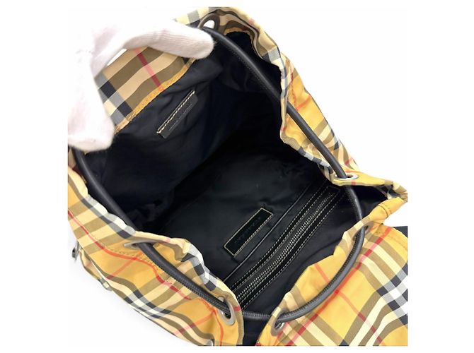 Zaino Burberry Vintage Nova Check Beige - vista 7