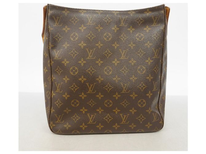Bolsa de Ombro Louis Vuitton Monogram Looping GM Marrom - vista 12