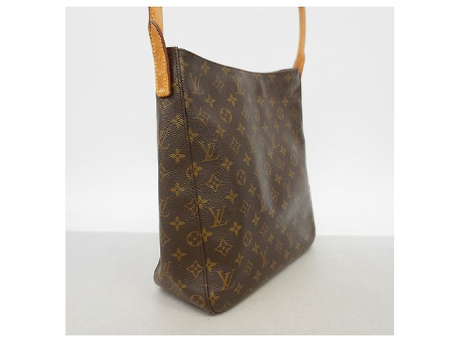 Bolsa de Ombro Louis Vuitton Monogram Looping GM Marrom - vista 2