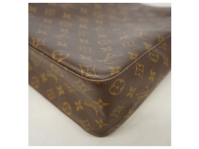 Bolsa de Ombro Louis Vuitton Monogram Looping GM Marrom - vista 6