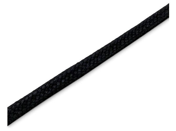 Hermès Collar de cuero HERMES Touareg AG925 Negro Plata - vista 5