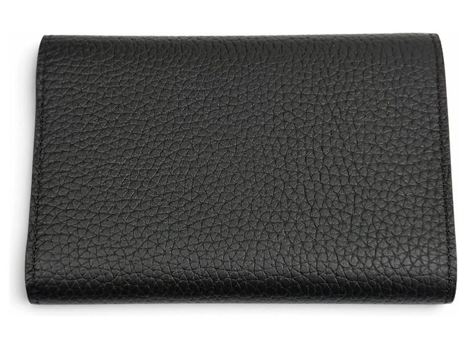 Louis Vuitton M62157 Portefeuille Capucines Compact Leather Tri-fold Wallet Negro Rosa - vista 3