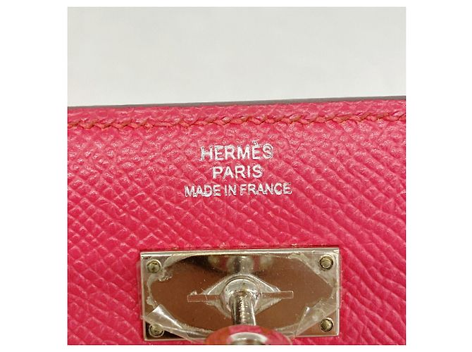 Hermès Hermes Kelly Medium Tri-fold Geldbörse Pink - Ansicht 4