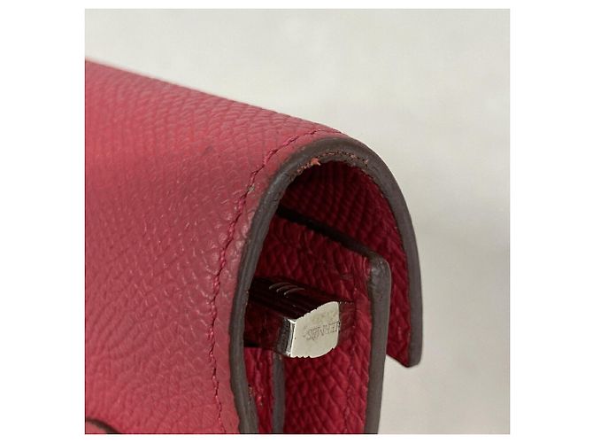 Hermès Hermes Kelly Medium Tri-fold Geldbörse Pink - Ansicht 5