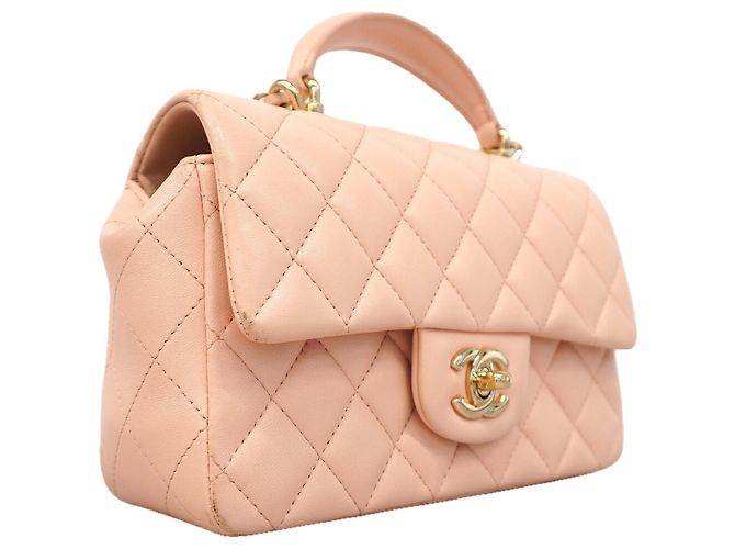 Chanel Matelassé Schultertasche mit Kette Pink - Ansicht 2