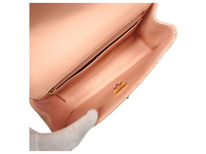 Chanel Matelassé Schultertasche mit Kette Pink - Ansicht 4