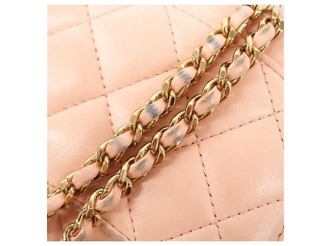 Chanel Matelassé Schultertasche mit Kette Pink - Ansicht 6
