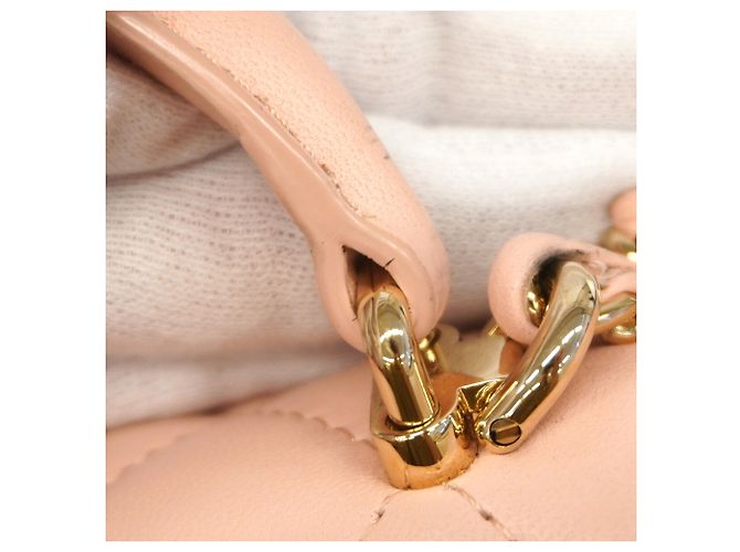 Chanel Matelassé Schultertasche mit Kette Pink - Ansicht 9