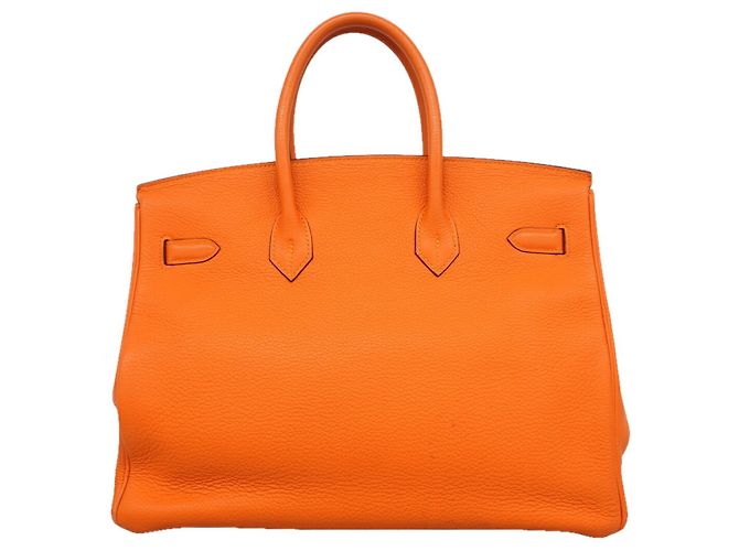 Hermès Hermes Birkin 35 Togo Orange Handtasche - Ansicht 12