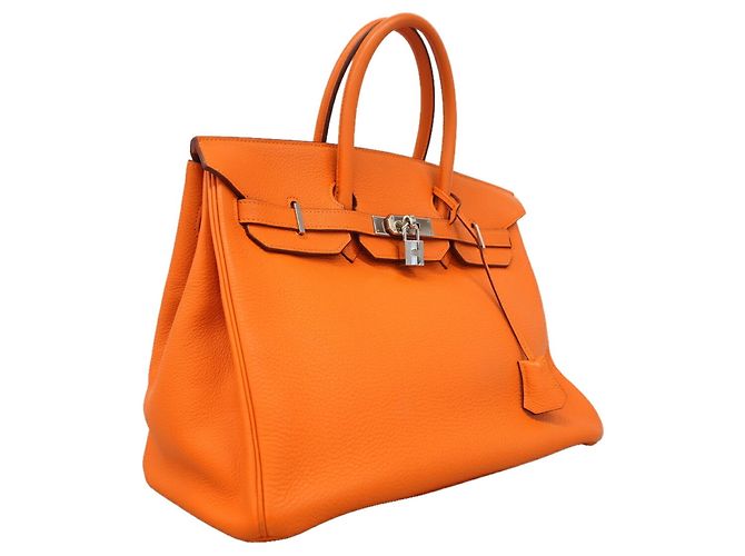 Hermès Hermes Birkin 35 Togo Orange Handtasche - Ansicht 2
