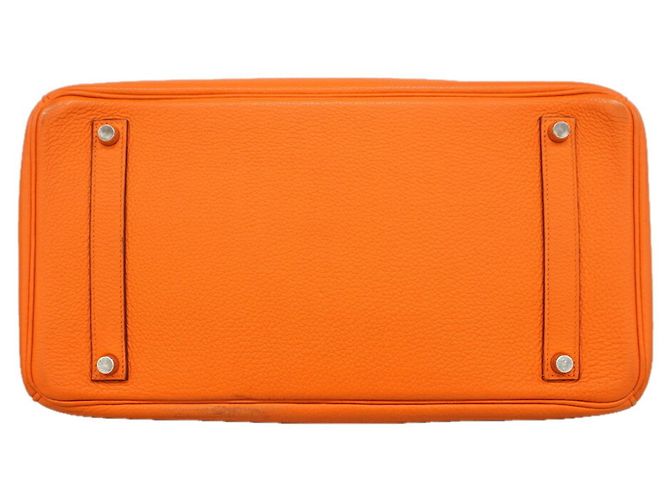Hermès Hermes Birkin 35 Togo Orange Handtasche - Ansicht 3