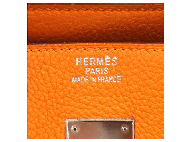 Hermès Hermes Birkin 35 Togo Orange Handtasche - Ansicht 5