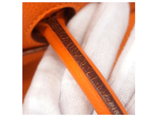 Hermès Hermes Birkin 35 Togo Orange Handtasche - Ansicht 9