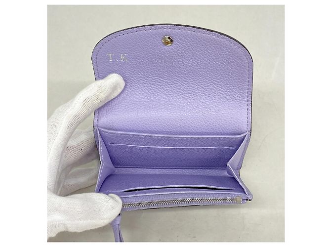 Porta-moedas Louis Vuitton Monogram Empreinte Roxo - vista 3