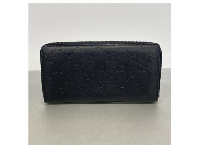 Gucci Black Leather Long Wallet - view 8