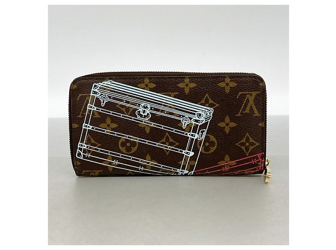Portafoglio Zippy Louis Vuitton Monogram Trunk Marrone Rosa - vista 7