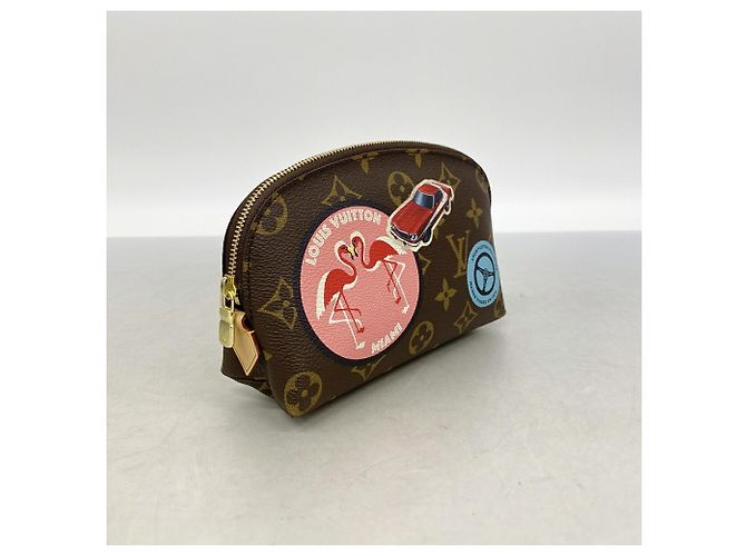 Bolsa Louis Vuitton Monogram Pochette Tic Marrom - vista 2