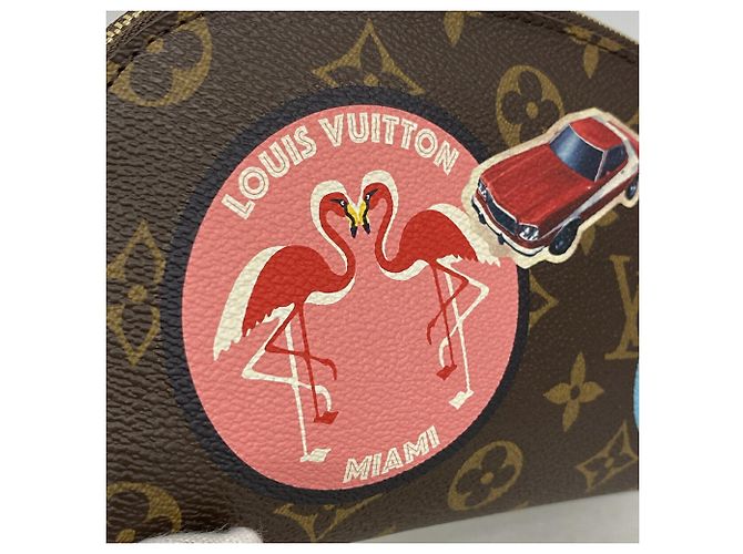 Bolsa Louis Vuitton Monogram Pochette Tic Marrom - vista 7
