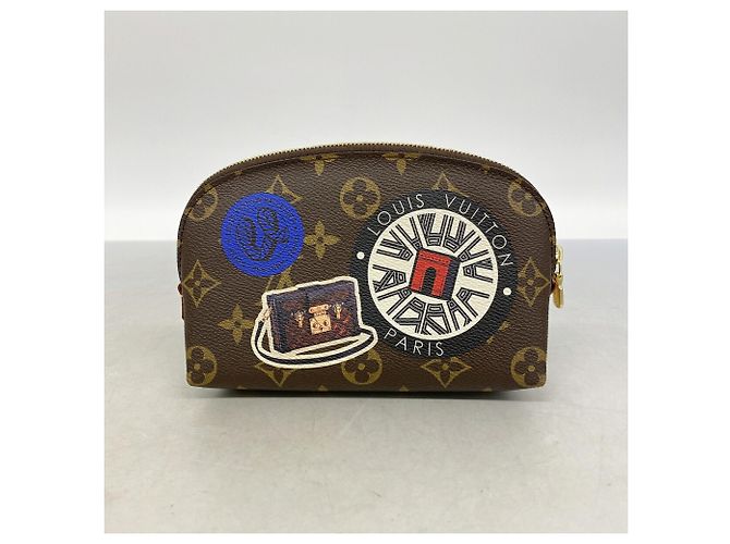 Bolsa Louis Vuitton Monogram Pochette Tic Marrom - vista 8