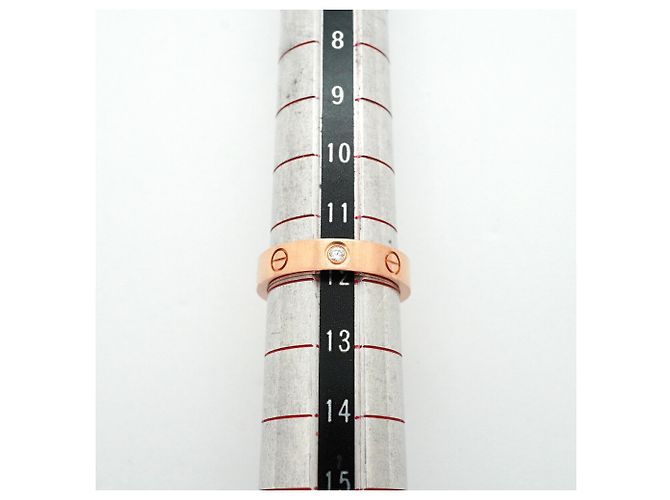 Anello Mini Love Cartier in oro rosa 18K - vista 5