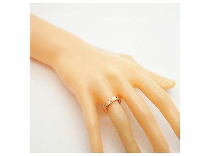Anello Mini Love Cartier in oro rosa 18K - vista 6