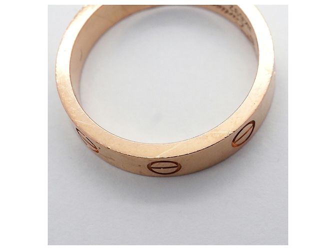 Anello Mini Love Cartier in oro rosa 18K - vista 7