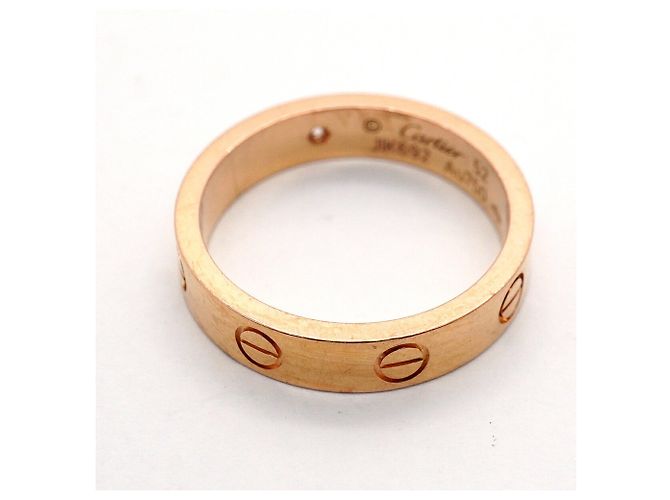 Anello Mini Love Cartier in oro rosa 18K - vista 8