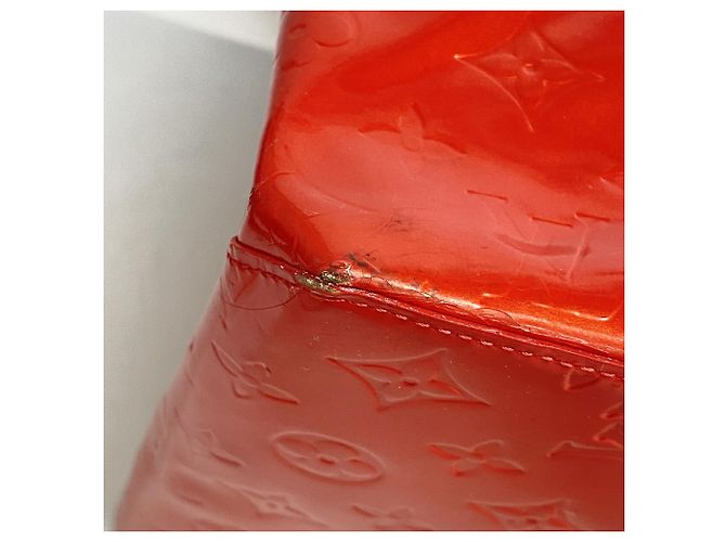 Bolsa Boston Louis Vuitton Vernis Lead GM Vermelho - vista 6
