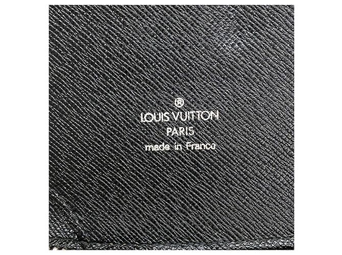 Portafoglio lungo Louis Vuitton Taiga Organizer Atoll Nero - vista 4