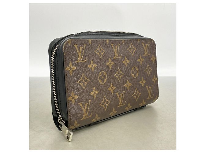 Louis Vuitton Monogram Macassar Zippy XL Long Wallet Brown - view 2