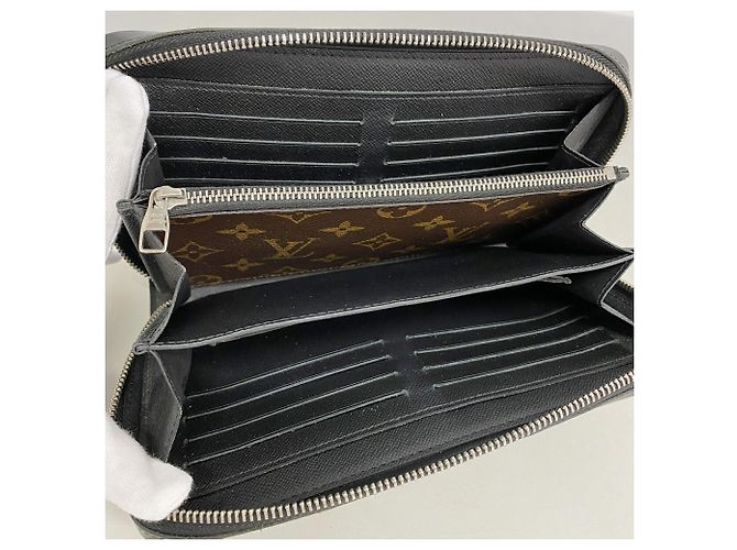 Louis Vuitton Monogram Macassar Zippy XL Long Wallet Brown - view 3
