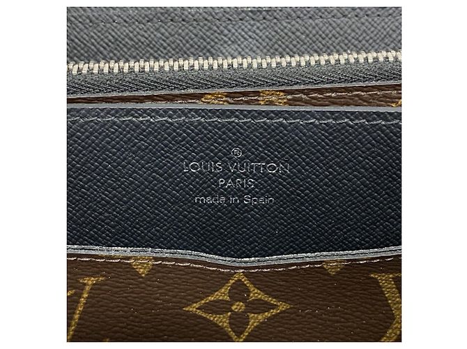 Louis Vuitton Monogram Macassar Zippy XL Long Wallet Brown - view 4