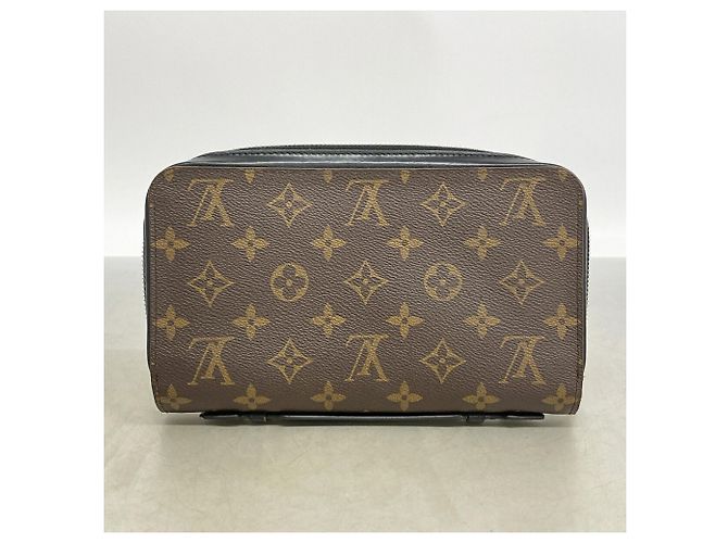 Louis Vuitton Monogram Macassar Zippy XL Long Wallet Brown - view 9