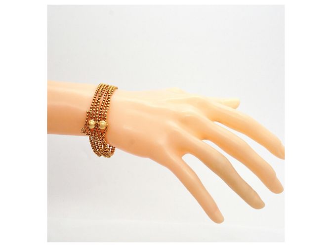 Bracciale Cartier Nouvelle Vague in oro giallo 18K - vista 7