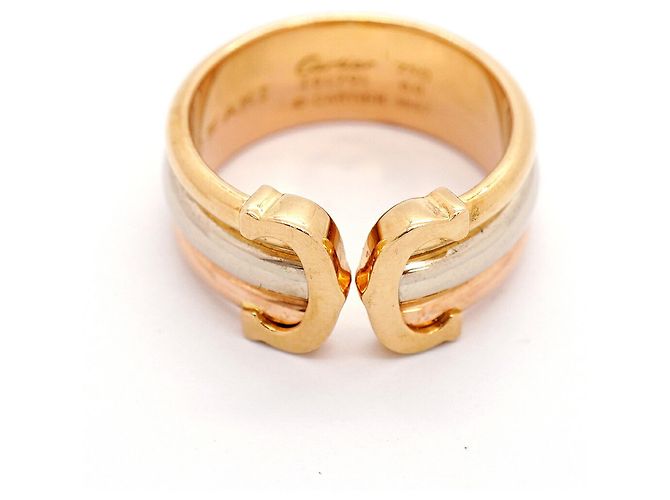 Bague Cartier 2C en or 18K - vue 3