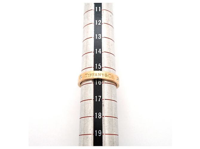 Autre Marque Tiffany & Co. Ringband aus 18K Roségold mit Diamant - Ansicht 6