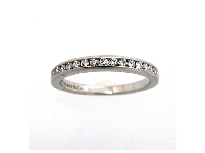 Autre Marque Tiffany & Co. Half Eternity Band Ring mit Kanalfassung - Ansicht 2
